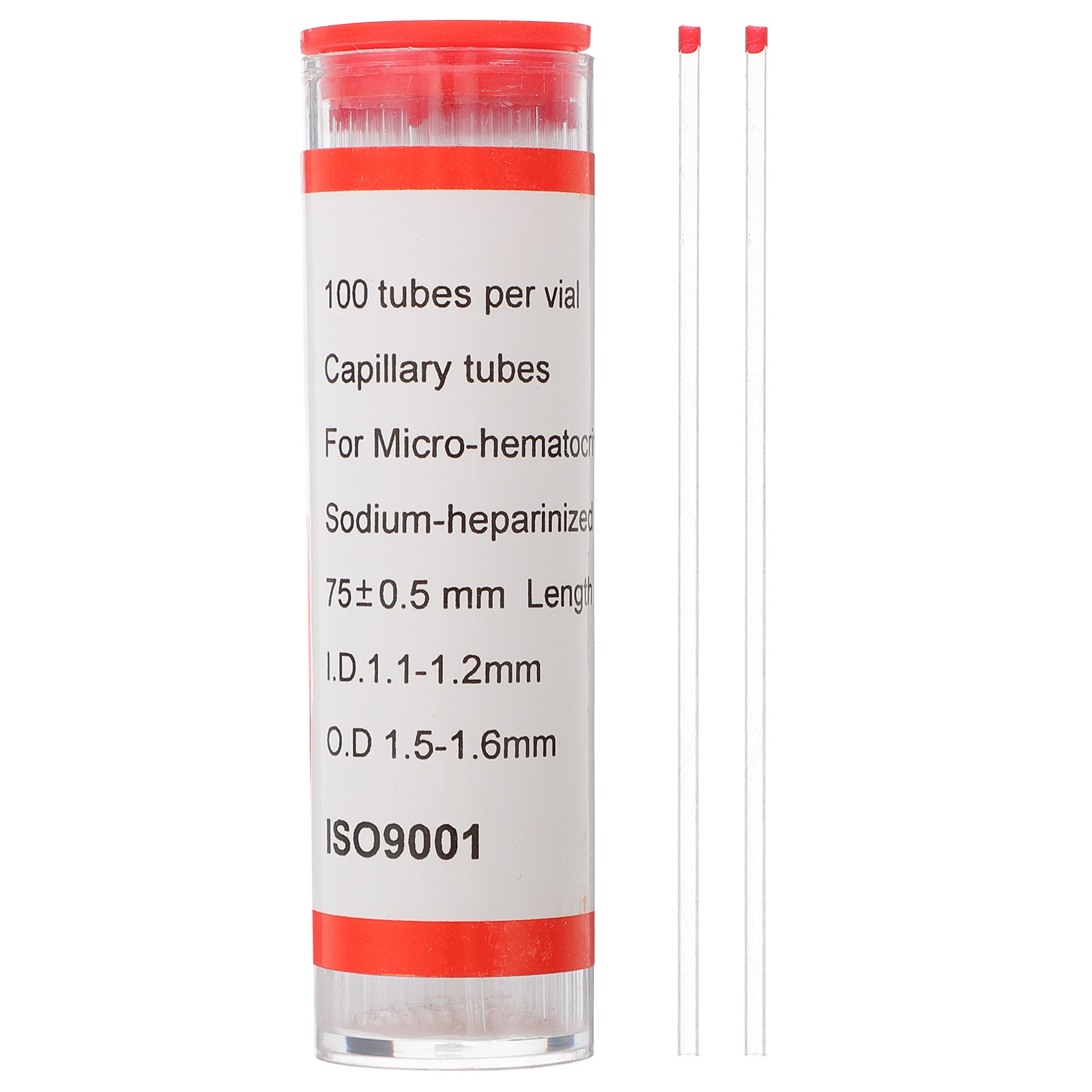 Medical Lab Supplies - Glass Capillary Tube Borosilicate Hematocrit Melting