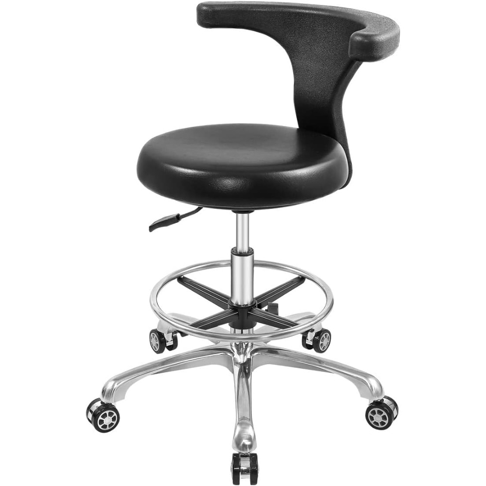 Medical Lab Chair - Adjustable Rolling Stool Task Chair with