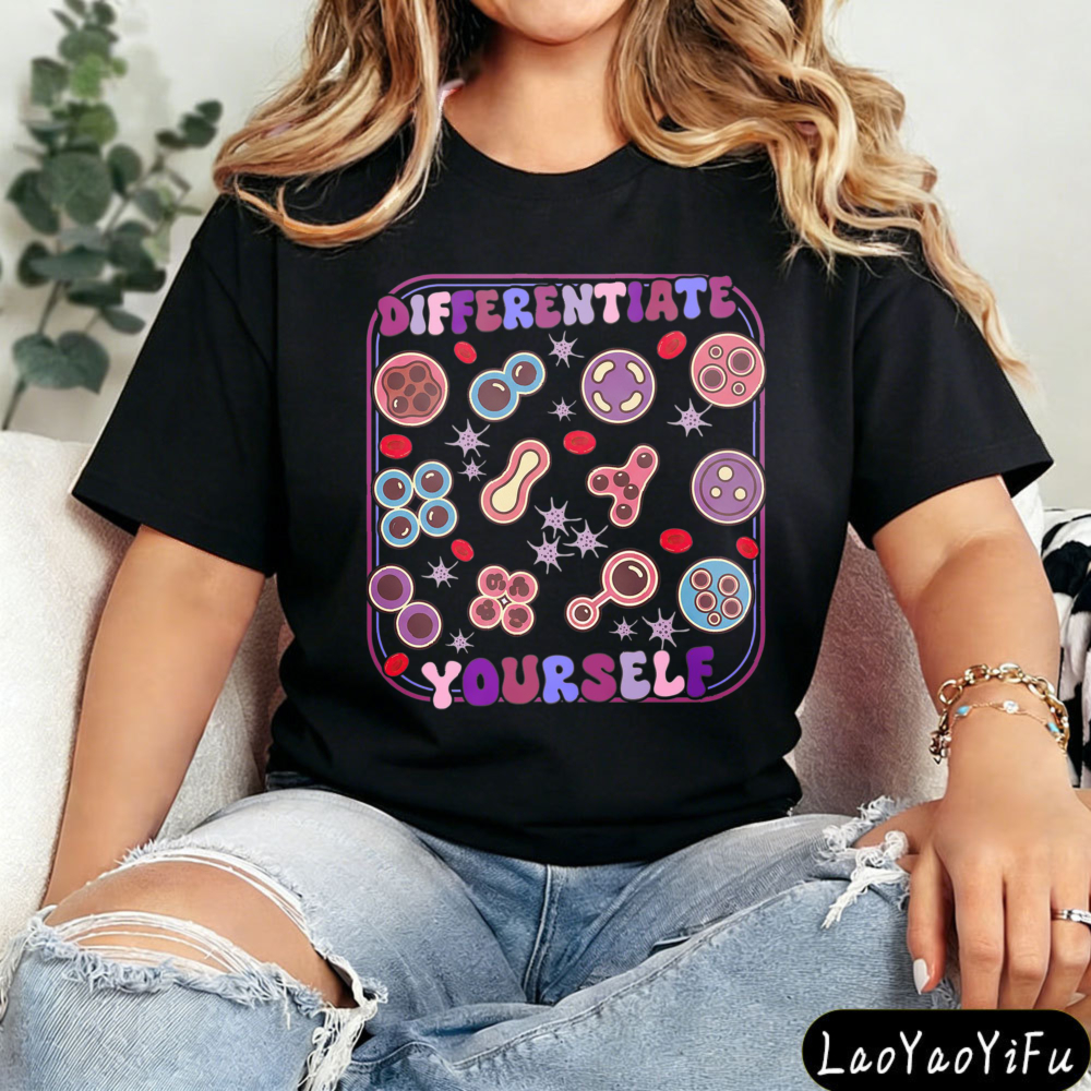 Medical Lab Day - Differentiate Yourself Blood Cell Science Shirt