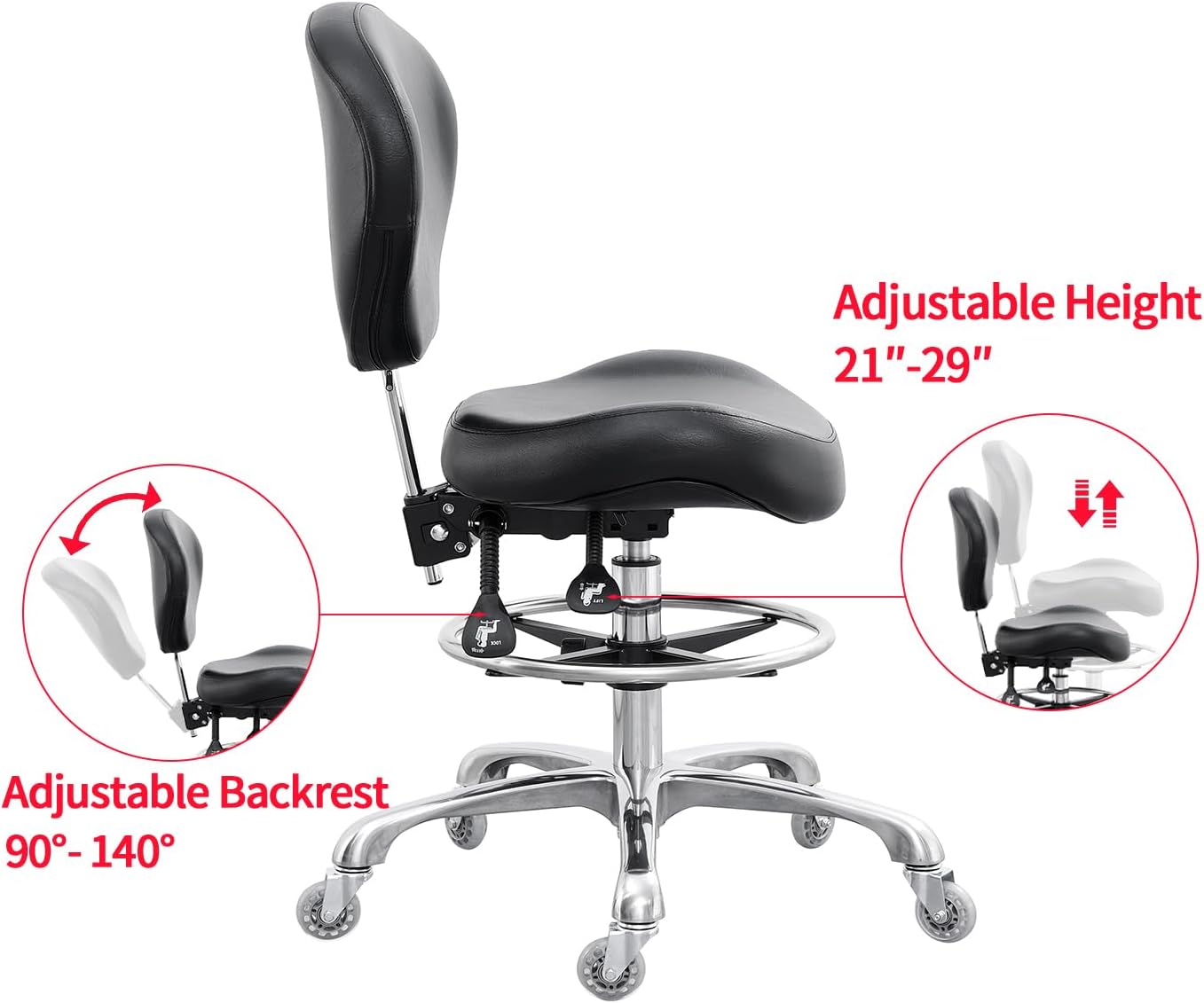 Drafting Chair Adjustable Tall – Medical Lab Chair Bewertung und Preis