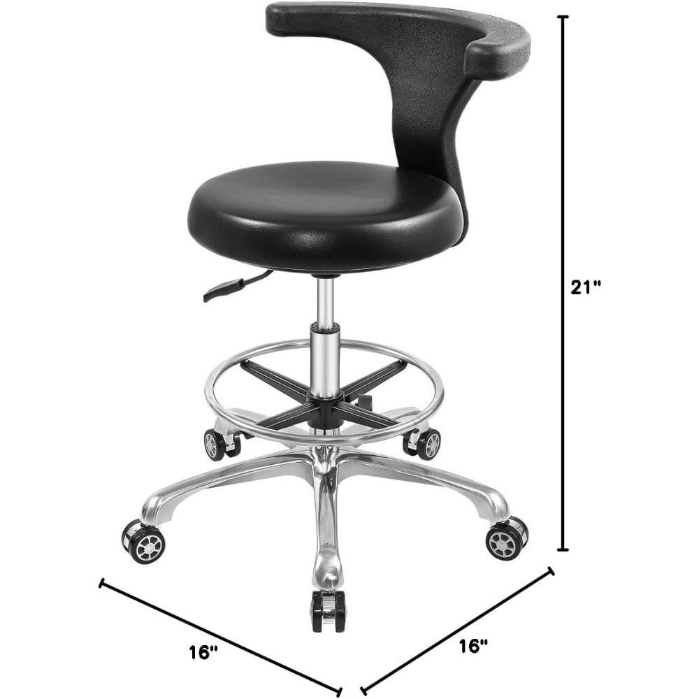 Adjustable Rolling Stool Task  – Medical Lab Chair Bewertung und Preis