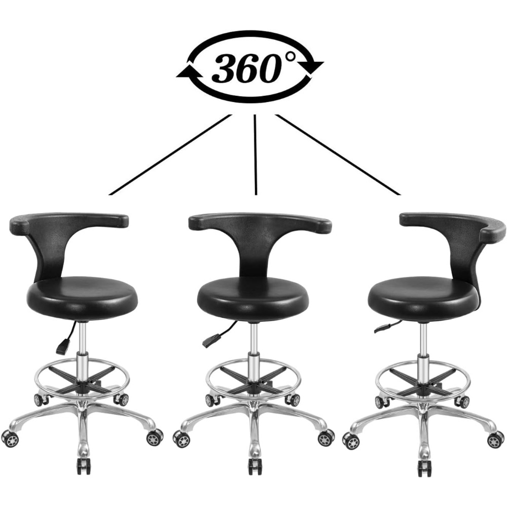Adjustable Rolling Stool Task  – Medical Lab Chair Bewertung und Preis